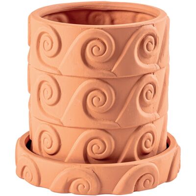 Seletti - Vaso per fiori Magna Graecia - Arancione - Terracotta - Designer Antonio Aricò Seletti - Vaso per fiori Magna Graecia - Arancione - Terracotta - Designer Antonio Aricò