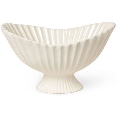 Ferm LIVING Ciotola decorativa Fountain - 41cm Bianco Ferm LIVING Ciotola decorativa Fountain - 41cm Bianco