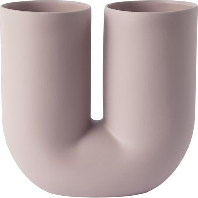 Vaso Kink di Muuto - Rosa - 26cm - Ceramica - Earnest Studio Vaso Kink di Muuto - Rosa - 26cm - Ceramica - Earnest Studio
