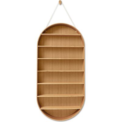 Ferm Living - Mensola ovale Dorm - Rovere naturale - Design scandinavo moderno Ferm Living - Mensola ovale Dorm - Rovere naturale - Design scandinavo moderno