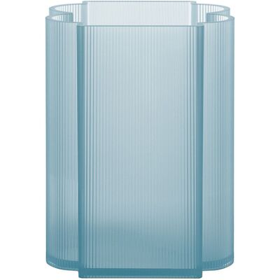 Vaso Okra di Kartell - Blu - PMMA riciclato eco-sostenibile - Patricia Urquiola Vaso Okra di Kartell - Blu - PMMA riciclato eco-sostenibile - Patricia Urquiola