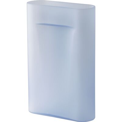 Vaso Ridge Muuto - Blu - Vetro soffiato opaco a mano Vaso Ridge Muuto - Blu - Vetro soffiato opaco a mano