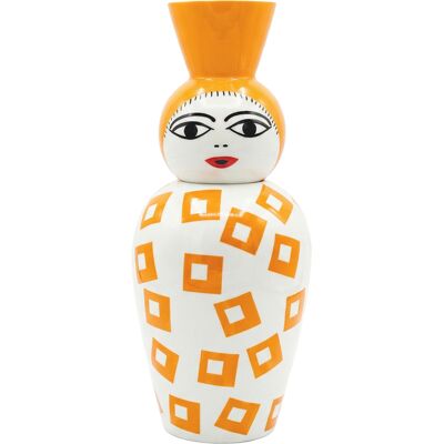 Seletti - Vaso Canopie - Arancione - Porcellana - Designer Elena Cutolo Seletti - Vaso Canopie - Arancione - Porcellana - Designer Elena Cutolo