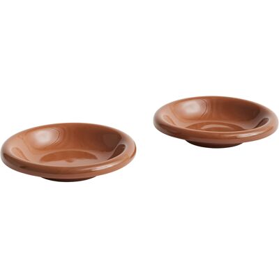 Hay - Barro Schale Ø 20 cm, braun (2er-Set) Hay - Barro Schale Ø 20 cm, braun (2er-Set)