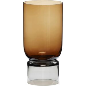 HÜBSCH - Vaso Stand - Marrone - Vetro soffiato a bocca HÜBSCH - Vaso Stand - Marrone - Vetro soffiato a bocca