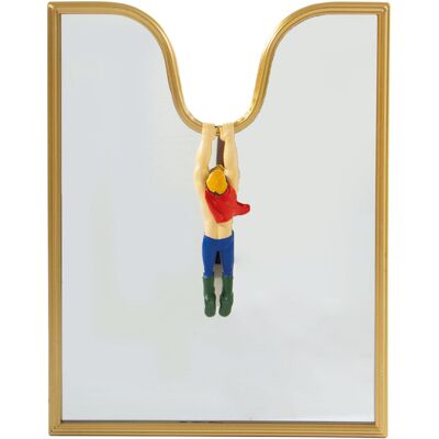 Specchio da parete Circus in resina dorata di Seletti - Uto Balmoral Specchio da parete Circus in resina dorata di Seletti - Uto Balmoral