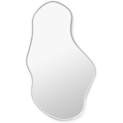 Ferm Living - Specchio murale Pond - Metallo - Zinco cromato Ferm Living - Specchio murale Pond - Metallo - Zinco cromato