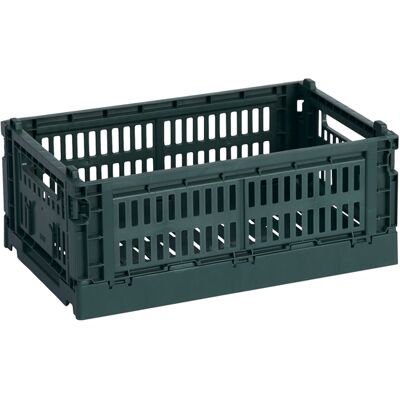 Hay - Cestino Colour Crate - Verde - Polipropilene riciclato - Designer Studio Hay - Cestino Colour Crate - Verde - Polipropilene riciclato - Designer Studio