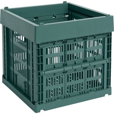 Hay - Cestino Colour Crate - Verde - Polipropilene riciclato - Designer Studio Hay - Cestino Colour Crate - Verde - Polipropilene riciclato - Designer Studio