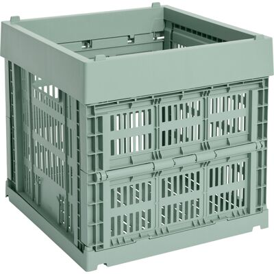 Hay - Cestino Colour Crate - Verde - Polipropilene riciclato - Designer Studio Hay - Cestino Colour Crate - Verde - Polipropilene riciclato - Designer Studio
