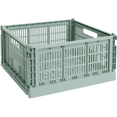 Hay - Cestino Colour Crate - Verde - Polipropilene riciclato - Designer Studio Hay - Cestino Colour Crate - Verde - Polipropilene riciclato - Designer Studio