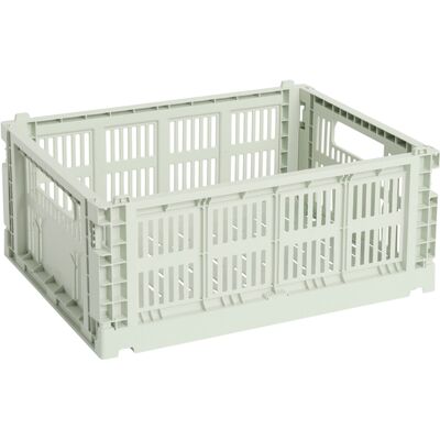 Hay - Cestino Colour Crate - Verde - Polipropilene riciclato - Designer Studio Hay - Cestino Colour Crate - Verde - Polipropilene riciclato - Designer Studio