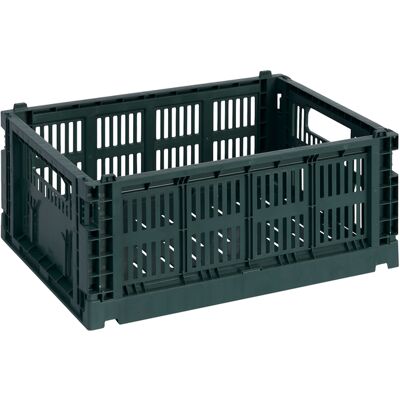 Hay - Cestino Colour Crate - Verde - Polipropilene riciclato - Designer Studio Hay - Cestino Colour Crate - Verde - Polipropilene riciclato - Designer Studio
