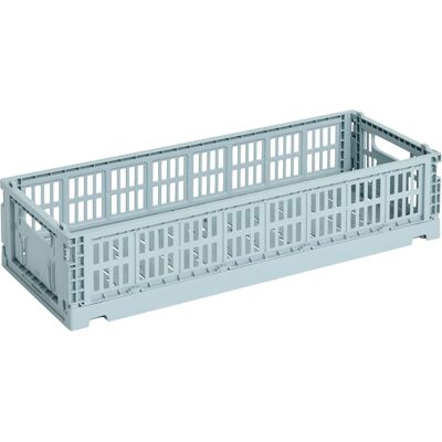 Hay - Cestino Colour Crate - Blu - Polipropilene riciclato - Designer Studio Hay - Cestino Colour Crate - Blu - Polipropilene riciclato - Designer Studio