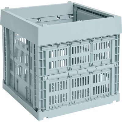 Hay - Cestino Colour Crate - Blu - Polipropilene riciclato - Designer Studio Hay - Cestino Colour Crate - Blu - Polipropilene riciclato - Designer Studio