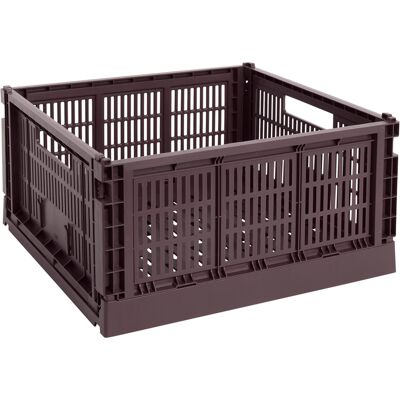 Hay - Cestino Colour Crate - Rosso - Polipropilene riciclato - Designer Studio Hay - Cestino Colour Crate - Rosso - Polipropilene riciclato - Designer Studio
