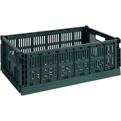 Hay - Cestino Colour Crate - Verde - Polipropilene riciclato - Designer Studio Hay - Cestino Colour Crate - Verde - Polipropilene riciclato - Designer Studio