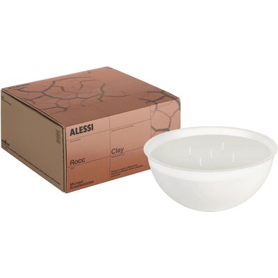 Alessi - Accessorio Rocc - Bianco - Cera vegetale - Designer Michael Anastassiades Alessi - Accessorio Rocc - Bianco - Cera vegetale - Designer Michael Anastassiades