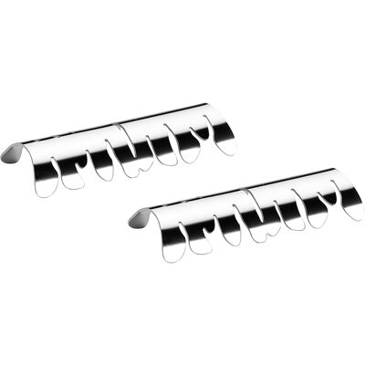 Alessi - Set di 2 poggiaposate Barkrest Bark - Metallo - Acciaio inossidabile - Designer Donia Maaoui Alessi - Set di 2 poggiaposate Barkrest Bark - Metallo - Acciaio inossidabile - Designer Donia Maaoui