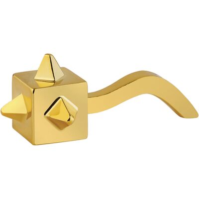 Alessi - Statuina del presepio Cubik - Oro - Porcellana - Designer Massimo Giacon Alessi - Statuina del presepio Cubik - Oro - Porcellana - Designer Massimo Giacon