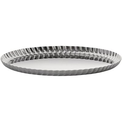 Alessi - Piano/vassoio Pleats - Metallo - Acciaio inossidabile - Designer Jin Kuramoto Alessi - Piano/vassoio Pleats - Metallo - Acciaio inossidabile - Designer Jin Kuramoto