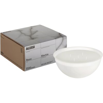 Alessi - Accessorio Rocc - Bianco - Cera vegetale - Designer Michael Anastassiades Alessi - Accessorio Rocc - Bianco - Cera vegetale - Designer Michael Anastassiades