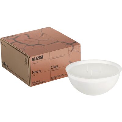 Alessi - Accessorio Rocc - Bianco - Cera vegetale - Designer Michael Anastassiades Alessi - Accessorio Rocc - Bianco - Cera vegetale - Designer Michael Anastassiades