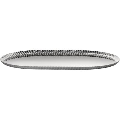 Alessi - Piano/vassoio Pleats - Metallo - Acciaio inossidabile - Designer Jin Kuramoto Alessi - Piano/vassoio Pleats - Metallo - Acciaio inossidabile - Designer Jin Kuramoto