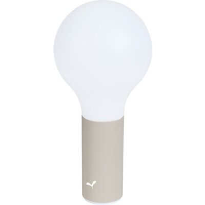 Fermob - Modello Aplô - Lampada da esterno ricaricabile - Grigio - Alluminio - Tristan Lohner Fermob - Modello Aplô - Lampada da esterno ricaricabile - Grigio - Alluminio - Tristan Lohner
