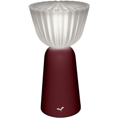 Fermob - Lampada da esterno ricaricabile senza fili - Rosso - ABS riciclato - Tristan Lohner Fermob - Lampada da esterno ricaricabile senza fili - Rosso - ABS riciclato - Tristan Lohner