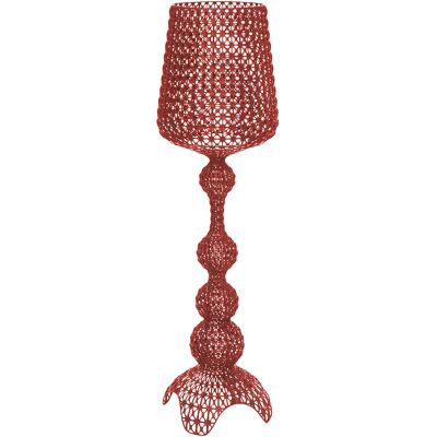 Kartell - Lampada da terra da esterno Kabuki - Rosso - Tecnopolimero termoplastico - Designer Ferruccio Laviani Kartell - Lampada da terra da esterno Kabuki - Rosso - Tecnopolimero termoplastico - Designer Ferruccio Laviani