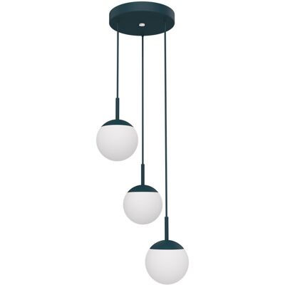 Lampada sospensione Mooon Blu di Fermob Lampada sospensione Mooon Blu di Fermob