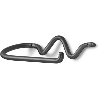 Ferm Living Curvature Portarotolo carta igienica - Ottone nero - Decorazione bagno Ferm Living Curvature Portarotolo carta igienica - Ottone nero - Decorazione bagno
