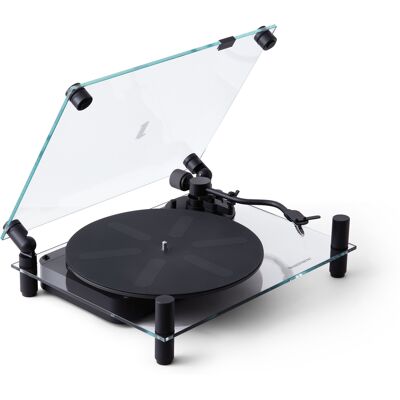 Transparent Speaker - Giradischi Transparent - Nero - Alluminio - Designer Studio People People Transparent Speaker - Giradischi Transparent - Nero - Alluminio - Designer Studio People People