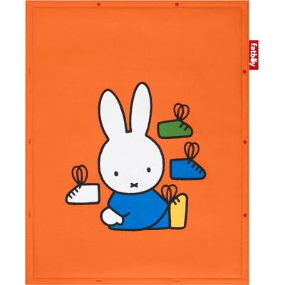 Fatboy - Tappeto di gioco Miffy - Arancione - Poliestere riciclato Fatboy - Tappeto di gioco Miffy - Arancione - Poliestere riciclato