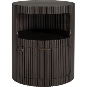 Ethnicraft - Cassettiera con rotelle Boomerang - Marrone - Mogano massiccio tinto - Designer Jacques Deneef Ethnicraft - Cassettiera con rotelle Boomerang - Marrone - Mogano massiccio tinto - Designer Jacques Deneef