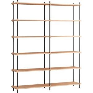 MOEBE - Scaffale Shelving System - Legno naturale - MDF impiallacciato rovere MOEBE - Scaffale Shelving System - Legno naturale - MDF impiallacciato rovere