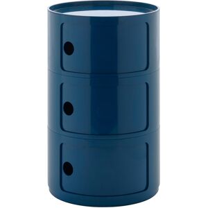 Kartell - Portaoggetti Componibili - Blu - ABS - Designer Anna Castelli Ferrieri Kartell - Portaoggetti Componibili - Blu - ABS - Designer Anna Castelli Ferrieri