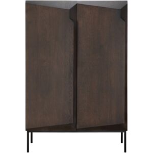 Ethnicraft - Credenza con piattaia Stairs - Marrone - Massello di quercia colorato - Designer Alain van Havre Ethnicraft - Credenza con piattaia Stairs - Marrone - Massello di quercia colorato - Designer Alain van Havre