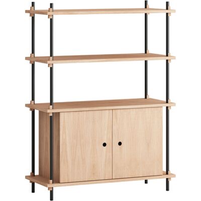 MOEBE - Scaffale Shelving System - Legno naturale - MDF impiallacciato rovere MOEBE - Scaffale Shelving System - Legno naturale - MDF impiallacciato rovere