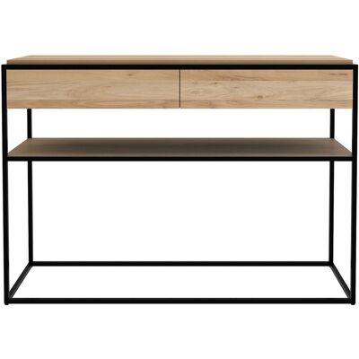 Ethnicraft - Consolle Monolit - Legno naturale - Rovere massello - Designer Sascha Sartory Ethnicraft - Consolle Monolit - Legno naturale - Rovere massello - Designer Sascha Sartory
