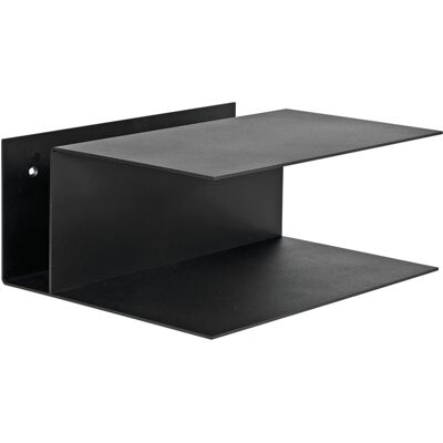 Ferm Living - Comodino da parete Lager - Nero - Ferro verniciato a polvere Ferm Living - Comodino da parete Lager - Nero - Ferro verniciato a polvere