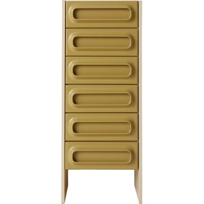 HK LIVING - Cassettiera Space - Verde - MDF laccato HK LIVING - Cassettiera Space - Verde - MDF laccato