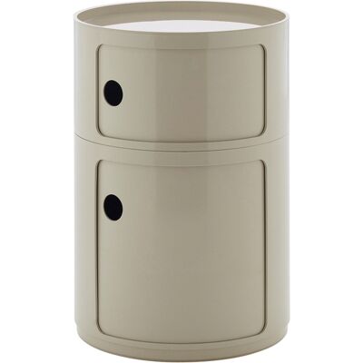Kartell - Portaoggetti Componibili - Grigio - ABS - Designer Anna Castelli Ferrieri Kartell - Portaoggetti Componibili - Grigio - ABS - Designer Anna Castelli Ferrieri