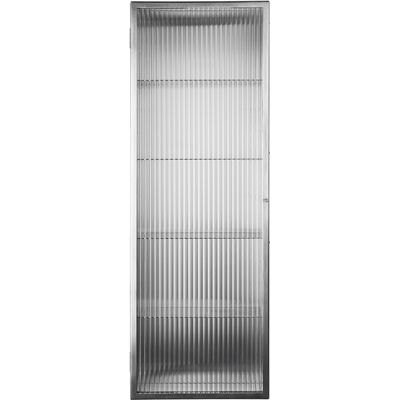 Ferm Living - Portaoggetti da parete Haze - Metallo - Vetro scanalato Ferm Living - Portaoggetti da parete Haze - Metallo - Vetro scanalato
