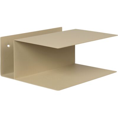 Ferm Living - Comodino da parete Lager - Beige - Ferro verniciato a polvere Ferm Living - Comodino da parete Lager - Beige - Ferro verniciato a polvere