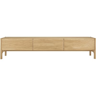 Ethnicraft - Mobile TV PI - Legno naturale - Massello di quercia oliato - Designer Alain van Havre Ethnicraft - Mobile TV PI - Legno naturale - Massello di quercia oliato - Designer Alain van Havre