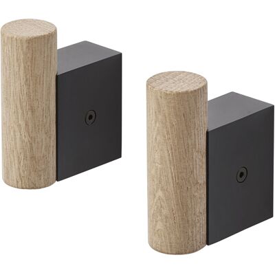 Muuto - Appendiabiti Attach - Nero - Rovere - Designer Dimitri Bähler Muuto - Appendiabiti Attach - Nero - Rovere - Designer Dimitri Bähler