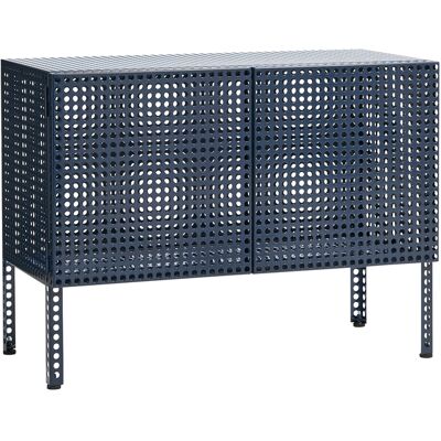 Hay - Buffet Perforated Cabinet - Blu - Acciaio termolaccato - Designer Muller Van Severen Hay - Buffet Perforated Cabinet - Blu - Acciaio termolaccato - Designer Muller Van Severen