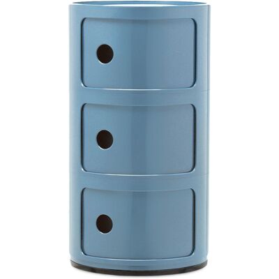 Kartell - Portaoggetti Componibili - Blu - ABS - Designer Anna Castelli Ferrieri Kartell - Portaoggetti Componibili - Blu - ABS - Designer Anna Castelli Ferrieri